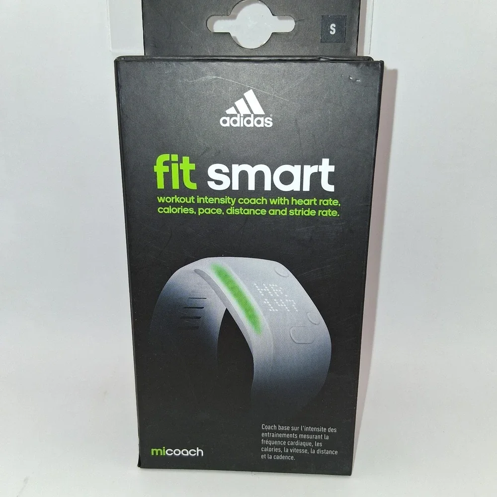 Adidas - Micoach Fit Smart Activity Tracker + Heart Rate - Small, White